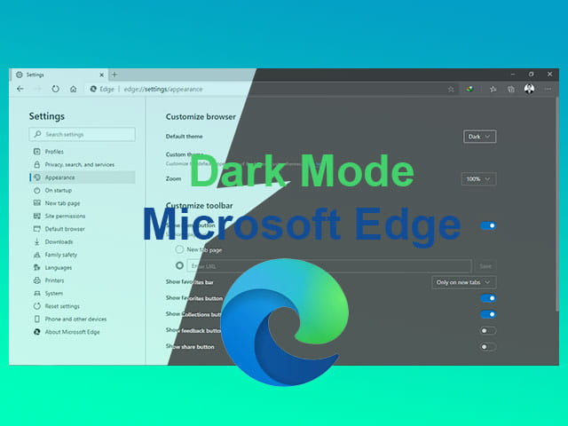 Cara mengaktifkan dark mode Microsoft Edge di Windows 10