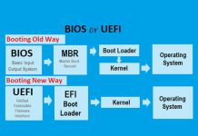 Perbedaan legacy BIOS dan UEFI pada Laptop