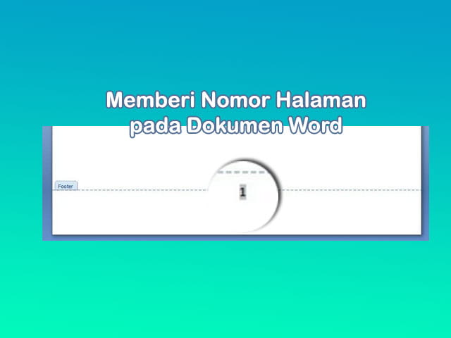 Cara membuat halaman romawi dan angka dalam satu file