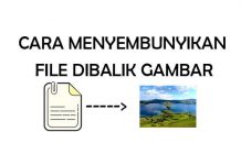 Cara menyembunyikan file di dalam gambar