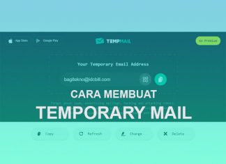 Cara membuat dan apa itu temporary mail