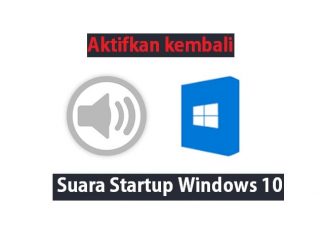 Cara mengaktifkan suara startup di Windows 10