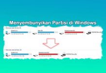 Cara menyembunyikan drive / partisi Hardisk di Laptop Windows 10 8 7