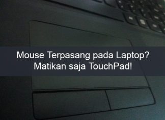 cara mematikan touchpad Laptop secara otomatis saat mouse terpasang