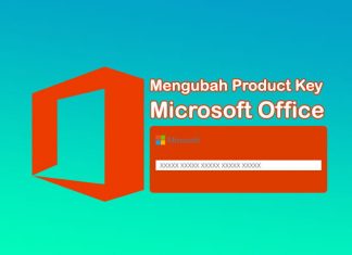 Cara mengubah product key Office 2013 / 2016 / 2019