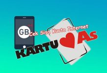 cara cek kuota paket internet kartu as Telkomsel terbaru