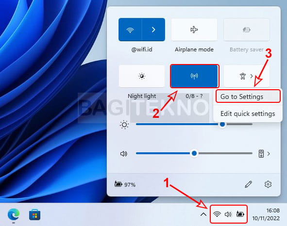 Cara mengatur WiFi hotspot Windows 11