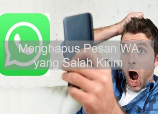 menghapus pesan WhatsApp yang telah terkirim