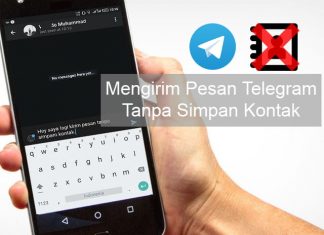 mengirim pesan telegram tanpa menyimpan kontak