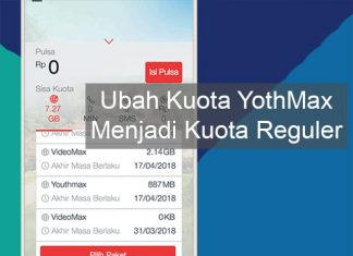 cara mengubah kuota youthmax menjadi kuota biasa