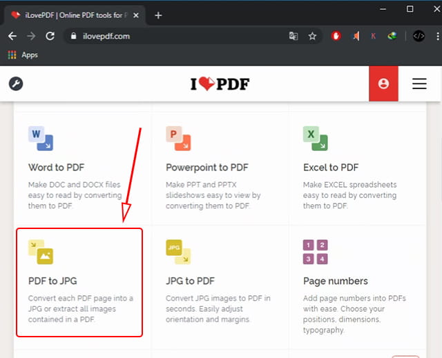Cara mengubah pdf ke jpg secara online