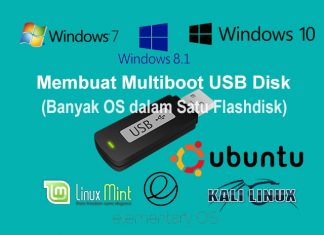 Cara membuat multiboot usb installer pada Flashdisk atau Hardisk