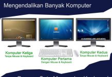 Mengendalikan banyak komputer dengan satu mouse dan keyboard