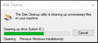 Cleaning Windows Installation