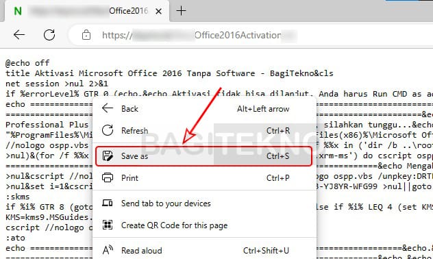 cara aktivasi office 2016 pro plus menggunakan file batch