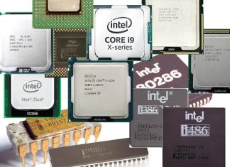 Jenis-jenis prosesor Intel dari masa ke masa sejak tahun 1971 hingga saat ini