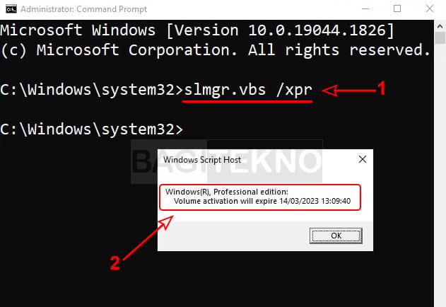 cara mengecek masa aktif Windows 10, permanen atau tidak