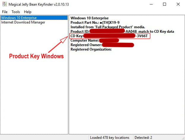 2 Cara Melihat Product Key Serial Number Windows 7 8 10