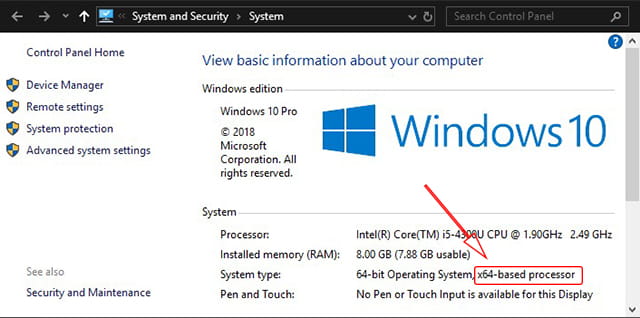 Cara mengetahui bit laptop di Windows 7, Windows 8/8.1, atau Windows 10