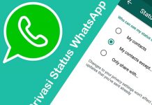 Cara mengatur siapa saja yang dapat melihat status WA kita