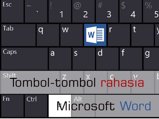 Salah satu produk Microsoft yang wajib ada pada komputer atau laptop ialah microsoft word Tombol-tombol Rahasia Microsoft Word