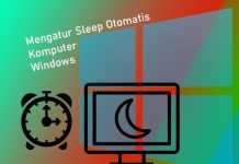 Cara mengatur sleep otomatis di Laptop Windows