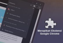 Cara memasukkan ekstensi Chrome ke satu tombol toolbar agar lebih rapih