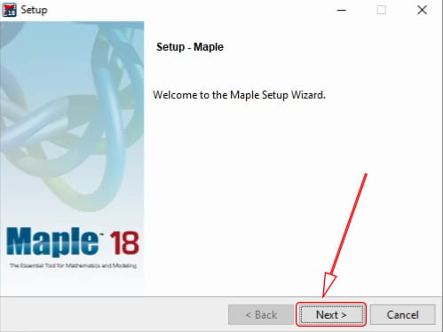 Setup start Maple 18