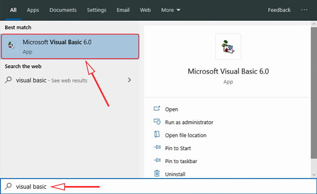 Cara menjalankan visual basic 6.0