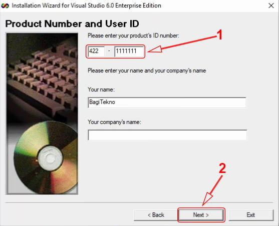 Serial Number VB 6.0