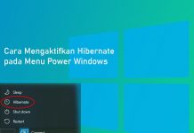 Cara mengaktfikan hibernate di Windows 10, 8, dan 7