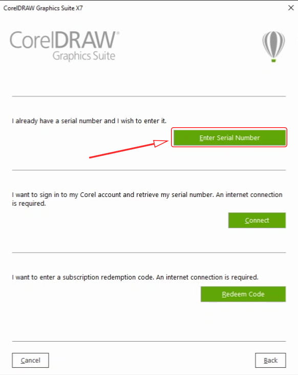 Activate Corel Draw X7