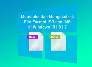 Cara membuka file iso dan img di Laptop Windows 10,8, dan 7