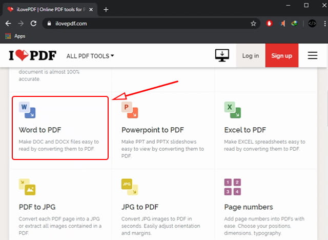 Convert Word to PDF