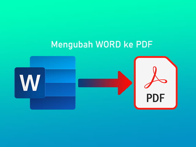 Cara mengubah file Word ke PDF