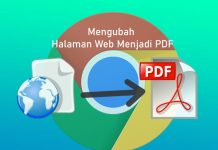 Cara menyimpan halaman web menjadi file pdf