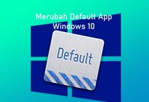 Cara merubah aplikasi default di Windows 10