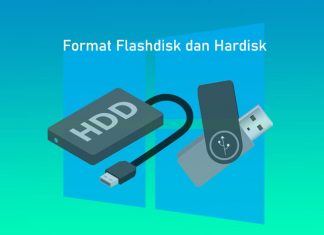 Cara format flashdisk dan hardisk eksternal