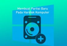 Cara membuat partisi hardisk baru di Komputer Windows 7,8,10