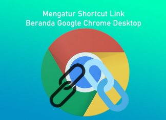 Cara mengatur shortcud beranda Google Chrome Desktop