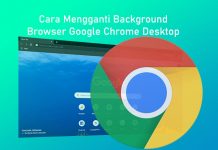 Cara mengganti background browser Google Chrome Desktop