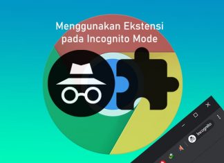Cara menggunakan ekstensi pada incognito mode Google Chrome Desktop