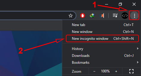 Cara menggunakan incognito mode di Google Chrome Desktop