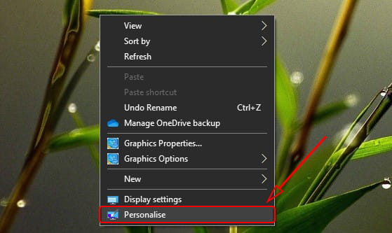 Personalize Windows 10