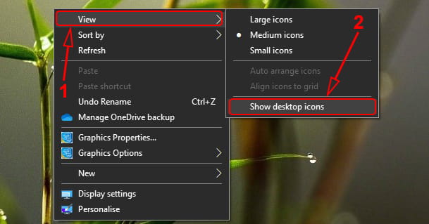 Cara menghilangkan icon di desktop Windows 10