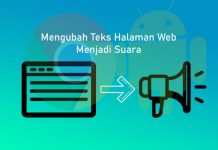 Cara mengubah teks halaman web menjadi suara