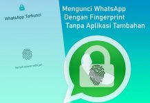Cara mengunci WhatsApp (WA) tanpa install aplikasi tambahan