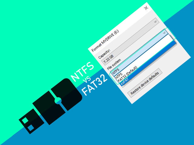 Perbedaan sistem file NTFS dan FAT32 pada hardisk dan flashdisk