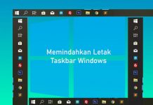 Cara memindahkan letak taskbar di Windows 10, 8, 7