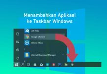 Cara menambahkan aplikasi ke taskbar Windows 10,8,7